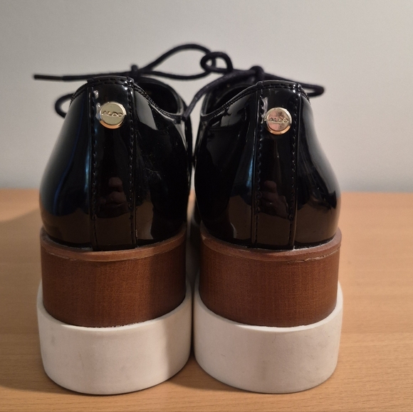 Aldo Black and Brown Platform Shoes - Picture 3 of 5